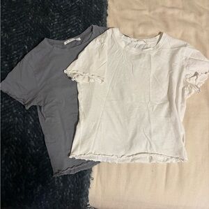 GREY ONLY  LA relaxed shirt, size small